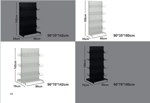 Pegboard rafturi de sârmă
